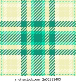 Azul-petróleo vibrante e padrão xadrez amarelo pálido.  Perfeito para designs têxteis, fundos de site ou ilustrações de moda.  Esta textura sem costura oferece uma tomada fresca e moderna em um estilo clássico.