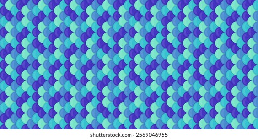 Vibrant teal and purple overlapping circle pattern.  Perfect for website backgrounds, textile designs, or any project needing a playful, aquatic aesthetic.