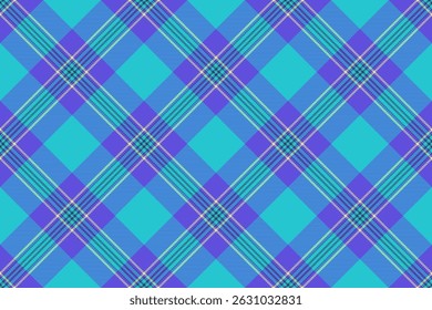 Azul-petróleo vibrante e roxo padrão xadrez.  Perfeito para design têxtil, moda, ou fundos do site. Este design geométrico e sem costura oferece uma estética moderna e fresca, transmitindo energia e estilo.