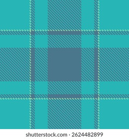 Vibrant teal and slate blue plaid pattern.  Perfect for textile designs, website backgrounds, or fashion illustrations.  This clean, modern design evokes feelings of freshness and sophistication.