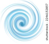 Vibrant teal soft helix rotary vertigo curvy twister moving spray bend eddy surface. Volute graphic light torsed gyration flow cool ice. Shiny pure bright turquoise color curly center space for text