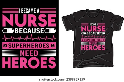 Vibrant tee with a heart-shaped stethoscope and compassionate hands, paying homage to nurses. Bold typography highlights their caring spirit and vital contribution to healthcare