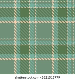 Vibrant texture seamless vector, performance plaid tartan background. Dimensional check pattern fabric textile in pastel and teal colors.