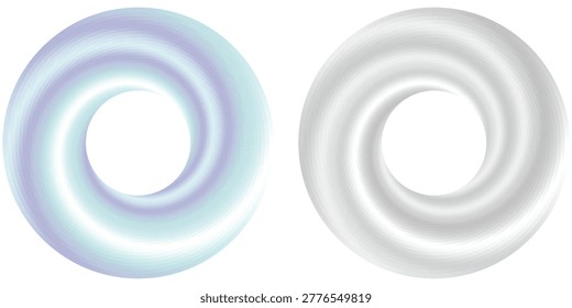 Vibrant tiffany curvy spray moving eddy surface with space for text in glowing white center. Volute torsion flow shiny bright celeste color curl gyration