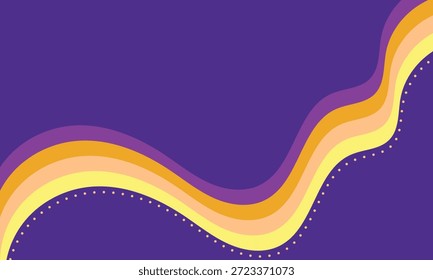 A vibrant and trendy abstract background featuring retro-inspired wavy lines, rainbow gradient stripes, and minimalist geometric elements. Perfect for modern web design, social media covers, posters, and creative branding projects.