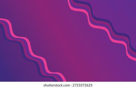 Um fundo abstrato vibrante e moderno com linhas onduladas de inspiração retrô, listras de gradiente de arco-íris e elementos geométricos minimalistas. Perfeito para web design moderno, capas de mídias sociais, cartazes e projetos de marca criativa.