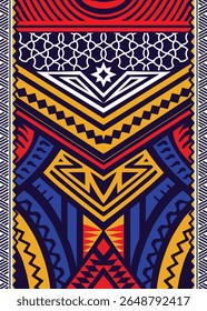 Vibrant Tribal Textile Design with Geometric and Ethnic Patterns Traditional culture clothes texture design vector  modern stylish sport uniform for players. hoodie dress, sport fashion, clothes 