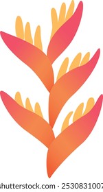 Vibrant tropical flower blooms, adding color and summer vibes to any project