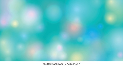 Uma vibrante cena subaquática exibindo uma escola de peixes coloridos nadando em exuberantes recifes de corais. A água é iluminada com luz suave e etérea, criando uma atmosfera hipnotizante e serena.