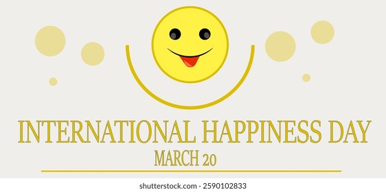 A vibrant and uplifting image representing World Happiness Day, celebrated globally on March 20th