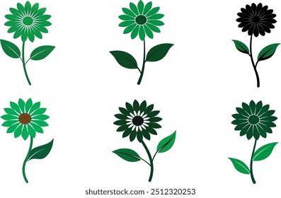 A vibrant vector artwork featuring the African Daisy Soprano flower, ideal for digital products and graphic design projects. This high-quality file is perfect for creative uses.