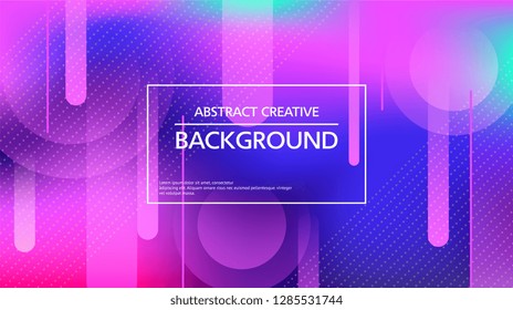 Vibrant vector design of abstract backdrop with gradient pink and blue colors