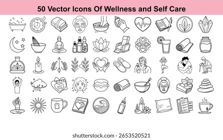 Vibrant vector design celebrating wellness and personal self care practices