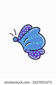 Vibrant vector illustration of a colorful butterfly with detailed wings. Perfect for nature themes, spring designs, decorative art, educational materials, and creative digital projects.