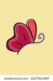 Vibrant vector illustration of a colorful butterfly with detailed wings. Perfect for nature themes, spring designs, decorative art, educational materials, and creative digital projects.