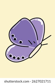 Vibrant vector illustration of a colorful butterfly with detailed wings. Perfect for nature themes, spring designs, decorative art, educational materials, and creative digital projects.