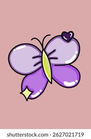 Vibrant vector illustration of a colorful butterfly with detailed wings. Perfect for nature themes, spring designs, decorative art, educational materials, and creative digital projects.