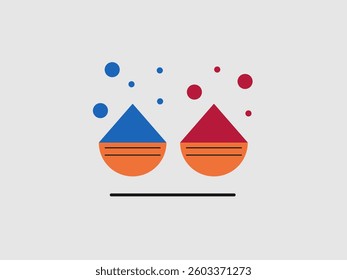 A vibrant vector illustration depicting the Holi festival