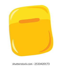 A vibrant vector illustration of an earphone case in joyful cartoon style. A lively music festival or celebration with joyous atmosphere. Music cafe or club decoration