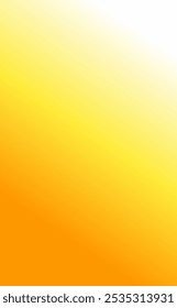 A vibrant vector illustration featuring a smooth gradient blend of orange, yellow, and white colors. Perfect for adding warmth and energy to designs, presentations, and web backgrounds