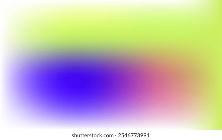 Vibrant vector illustration featuring a smooth blend of pink, yellow, and blue hues, creating a calming yet dynamic gradient design perfect for digital or creative projects.