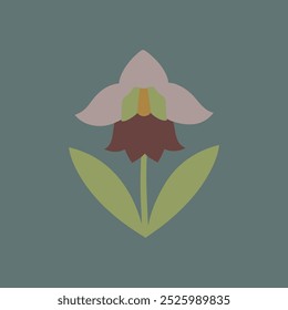 A vibrant vector illustration of a Golden Bells Daffodil flower, perfect for digital products and graphic designs, showcasing its delicate petals and natural beauty in high-quality format.