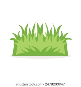 A vibrant vector illustration of a green tree plant. The tree has a sturdy brown trunk and a lush, bushy canopy filled with various shades of green leaves. The leaves are detailed with veins, giving a