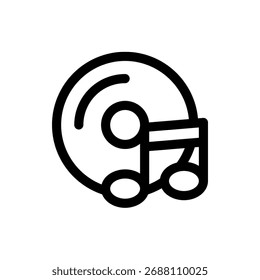 Vibrant vector of musical notes, great for music and performance