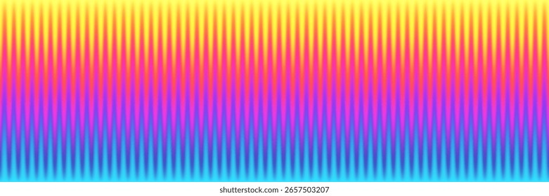 Vibrante textura de vidrio acanalado de Vector con un gradiente de color Vertical. Fondo abstracto moderno ideal para el diseño digital.
