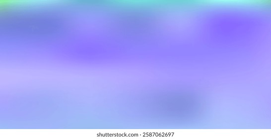 Vibrant vector teal blue and violet mesh gradient background. Abstract bright turquoise and purple digital watercolor for banner design, futuristic sky concept, aesthetic fluid print