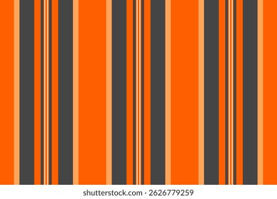 Padrão listrado vertical vibrante em laranja, cinza e pêssego. Um fundo abstrato arrojado e atraente perfeito para design gráfico, têxteis e projetos criativos.