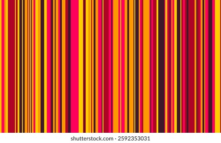 Vibrant vertical stripes in bold hues of red, orange, and yellow create a dynamic, energetic abstract background.