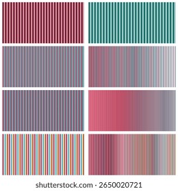 Vibrant Vertical Stripes in a Colorful Pattern.