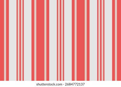 Vibrant vertical stripes in coral and light gray create a modern, eyecatching pattern. Perfect for backgrounds, textiles, or design projects seeking a clean, bold aesthetic.
