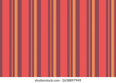 Vibrant vertical stripes in coral, orange, and maroon create a dynamic textile pattern.  Ideal for fashion, web design, or print projects needing a bold, energetic aesthetic.