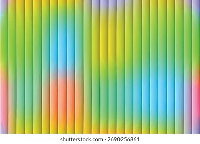 Fundo de gradiente de listras verticais vibrantes - mistura abstrata de cores de arco-íris.
