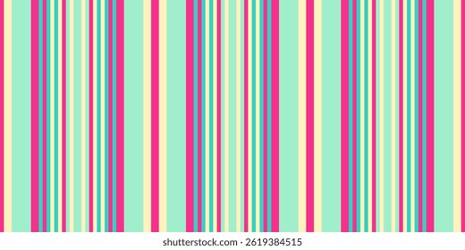 Vibrant vertical stripes in pastel pink, teal, and pale yellow create a cheerful, playful pattern perfect for backgrounds, website design, or textile prints.