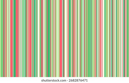 As listras verticais vibrantes em tons de rosa pastel, verdes e cremes criam um fundo alegre e moderno perfeito para sites, embalagens ou têxteis.