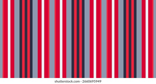 Vibrant vertical stripes in red, gray, and white create a dynamic, modern pattern.  Perfect for backgrounds, textiles, or website designs, this image conveys energy and style.