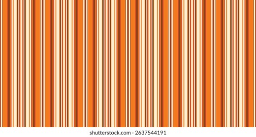 Vibrant vertical stripes in warm autumnal hues create a retrochic pattern perfect for textile design, website backgrounds, or packaging.
