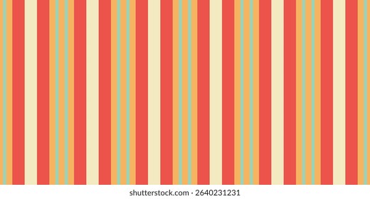 Vibrant vertical stripes in warm, earthy tones create a cheerful and versatile pattern. Perfect for backgrounds, textiles, or website designs, this image evokes feelings of joy and optimism.