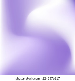 Lebhafte, weiße, pastellfarbene Oberfläche. Lavendel Dynamische Kurve Farbe violett Swirl Gradient Mesh. Paint Trendy Fashion Aquarell Farbverlauf Hintergrund. Cold Fluid Spotlight Liquid Tapete.