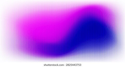 Vibrant vivid blurred pruple blue color. Modern line banner design