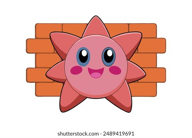Vibrant wall art vector illustration featuring cartoon, clipart, and line art designs