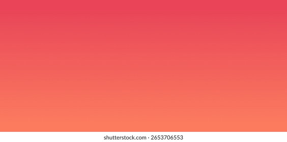 Um fundo gradiente vibrante e quente em transição de um rosa avermelhado profundo para uma laranja de coral claro.