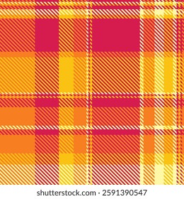 Vibrant warmtoned plaid pattern.  Perfect for textile design, fashion, website backgrounds, or autumnal themes.