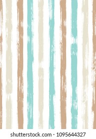 Vibrant watercolor brush stripes pattern on white. Cyan and gray paintbrush lines vertical texture for background. For illustration.