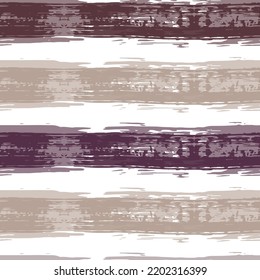 Vibrant watercolor brush stripes seamless pattern. Paintbrush lines horizontal seamless texture for backdrop.  Painted Watercolor Style Texture. Cloth, Linen, Textile Print Design Background.