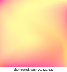Vibrant Watercolor Color Yellow Flow Swirl Gradient Mesh. Sunset Pink Pastel Fluid Blurred Texture. Trendy Peach Sunrise Orange Bright Gradient Backdrop. Liquid Curve Warm Neon Red Background.