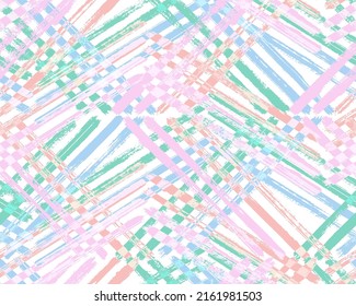 Vibrant watercolor pattern vector illustration. Paintbrush streaks contrast sketch. Ink paint vibrant artwork.